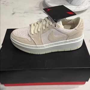 Nike Cream Platform Sneakers